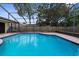 Inviting screened-in pool area, perfect for relaxing and enjoying the outdoors at 2319 Canfield Dr, Spring Hill, FL 34609