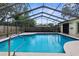 Inviting screened-in pool area, perfect for relaxing and enjoying the outdoors at 2319 Canfield Dr, Spring Hill, FL 34609