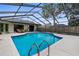Inviting screened-in pool area, perfect for relaxing and enjoying the outdoors at 2319 Canfield Dr, Spring Hill, FL 34609