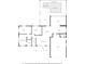 Detailed floor plan of a house layout, including bedrooms, living areas, and a screened porch with swimming pool at 2353 Eastwood Dr, Clearwater, FL 33765