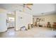 Inviting living room adjoining the kitchen, featuring great natural light at 2502 Tropical Shores Se Dr, St Petersburg, FL 33705