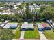 Charming property with a well-manicured lawn, nestled between neighboring homes in a quiet, residential area at 296 Huntington Dr, Largo, FL 33771