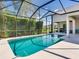 Enjoy this screened-in pool with clear blue water and a spacious deck area at 3503 Graycliff Ln, Brandon, FL 33511