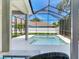 Screened-in pool area offering a refreshing outdoor space for relaxation and recreation at 3503 Graycliff Ln, Brandon, FL 33511