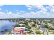 Scenic aerial view of a waterfront community with skyline view and blue skies at 3611 Bayshore Ne Blvd, St Petersburg, FL 33703