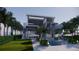 Stunning outdoor space boasting a sparkling pool, lush landscaping, and lounge areas for entertaining or relaxing at 3611 Bayshore Ne Blvd, St Petersburg, FL 33703
