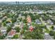 Aerial view of neighborhood showcasing location and surroundings at 3906 W San Luis St, Tampa, FL 33629