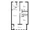 Layout showing kitchen, living, bedrooms, bath, closets, hall, florida room and storage at 500 Glennes Ln # 202, Dunedin, FL 34698