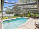 Inviting screened-in pool area with ample seating, perfect for relaxation and outdoor entertainment at 5604 Pine Bay Dr, Tampa, FL 33625