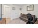 Cozy room with a futon, desk, and neutral walls, creating a versatile space at 6235 Bucket Ct, Gibsonton, FL 33534