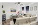 Bright living room featuring sleek furniture, modern decor, and lots of natural light at 6235 Bucket Ct, Gibsonton, FL 33534