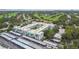 Exceptional aerial view showcases proximity to a golf course, adding a touch of luxury at 701 Poinsettia Rd # 322, Belleair, FL 33756