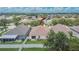 Aerial view of the property and the backyard at 7603 Wood Violet Dr, Gibsonton, FL 33534