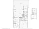 Main floor of the house's floor plan with dimensions of each room at 12607 Pensacola Ct, Riverview, FL 33579