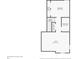 Second floor floor plan with the dimensions of the bedrooms, bathroom, and loft at 12607 Pensacola Ct, Riverview, FL 33579