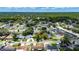 An aerial view captures a welcoming single-Gathering home set in a tree-filled neighborhood, offering tranquility at 15820 Sapwood St, Tampa, FL 33624