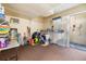 Spacious storage area with shelving, carpet flooring, and plenty of room at 2025 Jefferson Ave, Dunedin, FL 34698