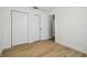 Bedroom offers ample closet space and neutral decor, perfect for personalization at 206 N Beverly Ave # 1/2, Tampa, FL 33609