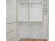 Open closet with shelving and rods at 206 N Beverly Ave # 1/2, Tampa, FL 33609
