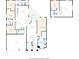 A detailed floor plan illustrating the layout of the home's rooms and features at 20835 Lake Talia Blvd, Land O Lakes, FL 34638