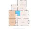 Detailed floor plan showcasing room dimensions and layout of the house at 217 W Powhatan Ave, Tampa, FL 33604