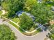 Aerial view of home surrounded by mature trees and landscaping at 2308 Cape Bend Ave, Tampa, FL 33613
