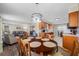 Open-concept dining area that connects to the kitchen and living room, perfect for entertaining at 2308 Cape Bend Ave, Tampa, FL 33613