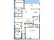 Detailed floor plan showcasing the layout of the home, including bedrooms, bathrooms, kitchen, and living areas at 31504 Hayman Loop, Wesley Chapel, FL 33545