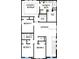 Upstairs floor plan showcasing the bedrooms and bathrooms at 3275 Guanabana Xing, Wesley Chapel, FL 33543