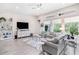 Bright living room with large windows, modern furnishings, and stylish decor, creating a welcoming atmosphere at 3603 Tour Trce, Land O Lakes, FL 34638