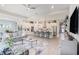 Open concept living area showcasing a kitchen, living room, and dining area filled with natural light at 3603 Tour Trce, Land O Lakes, FL 34638
