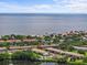 Aerial view of the community near the water with amenities, offering a serene living environment at 4540 Overlook Ne Dr # 246, St Petersburg, FL 33703