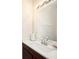 Close-up of a bathroom sink, counter and mirror. Simple yet elegant design at 4668 66Th N Pl, Pinellas Park, FL 33781