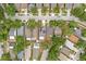 Birds eye view of a home with an open backyard, surrounded by trees at 547 Summer Sails Dr, Valrico, FL 33594