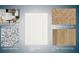 Samples of carpet, tile, granite, cabinets, and LVP flooring options to personalize your dream home at 5909 Bibb Ct, North Port, FL 34288