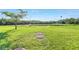 A sunny lot showcasing vibrant green grass, mature trees, and lush surroundings at 7400 Locust Ne St, St Petersburg, FL 33702