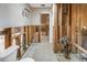Bathroom space awaiting remodel with toilet and water lines visible at 7400 Locust Ne St, St Petersburg, FL 33702