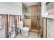 Renovated bathroom with new shower and toilet, ready to be enjoyed at 7400 Locust Ne St, St Petersburg, FL 33702