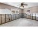 Bedroom space ready to be renovated with large windows for natural light at 7400 Locust Ne St, St Petersburg, FL 33702