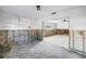 Spacious living area with an open layout ready for renovation and customization at 7400 Locust Ne St, St Petersburg, FL 33702