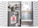 Water heater and HVAC equipment in a utility closet at 9209 Seminole Blvd # 13, Seminole, FL 33772