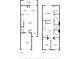Detailed floor plan showcasing living spaces, bedrooms, and bathrooms on two floors for the property layout at 9768 Pembrooke Pines Dr, Sun City Center, FL 33573