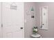 Bright hallway with coastal-themed decor and modern accents at 1004 Osage St, Clearwater, FL 33755