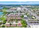Aerial view of the property in a suburban community with easy access to shopping at 10597 Alvarado Ct, Seminole, FL 33772