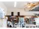 Garage interior showing shelving and tool storage at 11945 Darwin Ave, New Port Richey, FL 34654