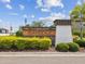 Welcome to Bayridge! Community sign with manicured landscaping in an inviting neighborhood at 1325 Custer Bayou St, Ruskin, FL 33570
