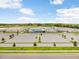 Aerial shot of Beulah Elementary School, showing ample parking and green spaces at 17378 Cruiser Bnd, Land O Lakes, FL 34638