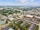 An aerial view of a community with buildings close to the highway at 2010 E Palm Ave # 14303, Tampa, FL 33605