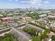 An aerial view of the property showing the building and surrounding neighborhood at 2010 E Palm Ave # 14303, Tampa, FL 33605