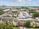 Aerial view showcasing the community's layout, parking, and building designs at 2010 E Palm Ave # 14303, Tampa, FL 33605